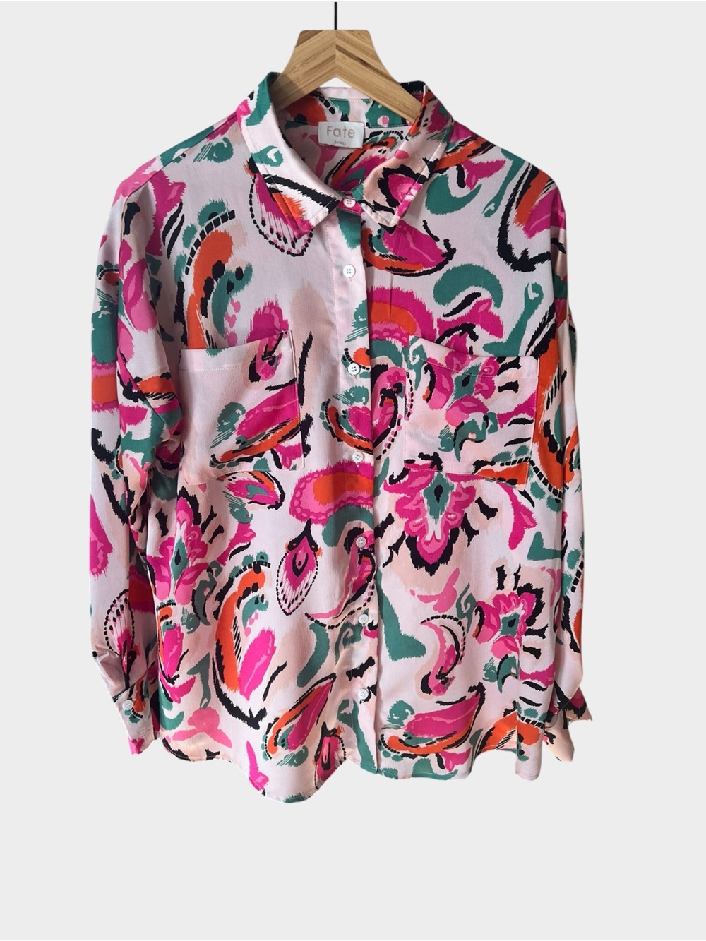 Fate long sleeve button down shirt.